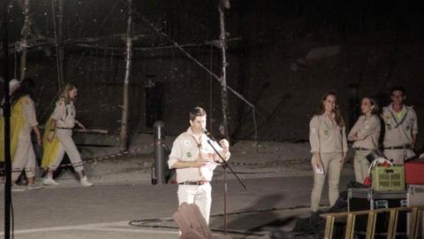 צופי שוהם חוגגים בתל חדיד - חינוך  בשוהם