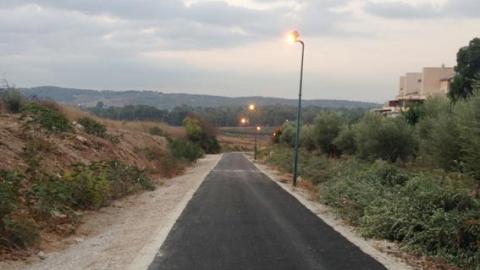 הושלמה סלילת השביל המזרחי של היישוב - חדשות בשוהם