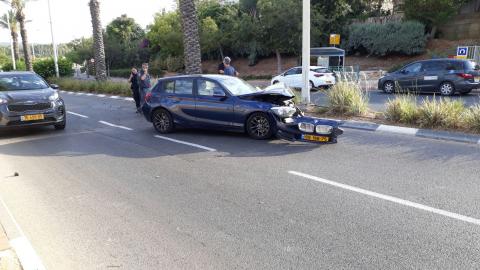 תאונה בכיכר אנפה - חדשות בשוהם