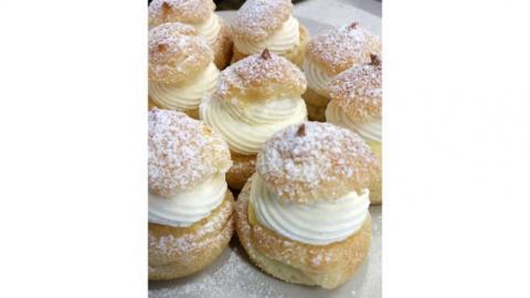 פחזניות במילוי קרם וניל - מתכונים ובישול  בשוהם