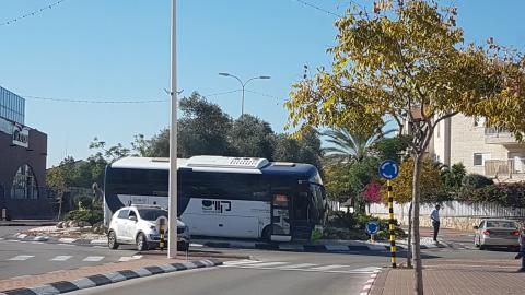 תאונה בכיכר עגור - חדשות בשוהם