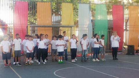 טקס סוגרים פותחים שבוע בצוקים - חינוך  בשוהם