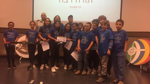 נבחרת הרובוטיקה של רבין מציגה פרזנטציה מרשימה - חינוך  בשוהם