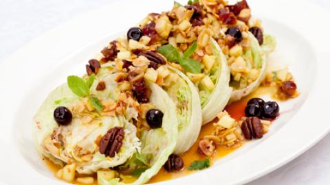 סלט חסה איסברג חגיגי - מתכונים ובישול  בשוהם