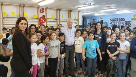 מבצע אנטבה עם האלוף במיל’ אביהו בן-נון בבית הספר רבין - חינוך  בשוהם