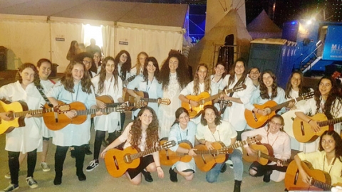 בית הספר למוסיקה “וירטואוז" שוהם השתתף במופע “הפסקול של המדינה"  - חינוך  בשוהם