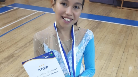 מקום ראשון בקטגורית דאנס - גלגיליות - חינוך  בשוהם