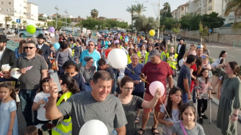 תהלוכת ל”ג בעומר - חינוך  בשוהם