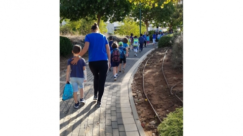 יום ההליכה העולמי - חינוך  בשוהם