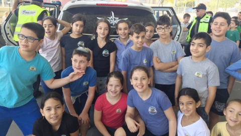 יום השיטור הקהילתי באבני החושן - חינוך  בשוהם