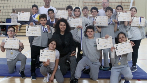 טורניר כדורעף ידידותי התקיים השבוע בין בתי הספר היסודיים בשוהם - חינוך  בשוהם