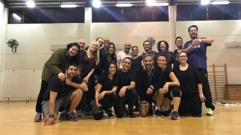 אימון משותף לגברים ולנשים התקיים השבוע בקבוצת המאמאנט של ביה"ס אבן חן בשוהם - חדשות בשוהם