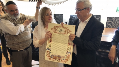 דינה ויונה אטדגי חידשו את שבועת הזוגיות - חדשות בשוהם