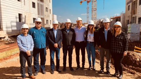 ראש מטה הדיור הלאומי בשכונת הדרים בשוהם: "מרגש לראות את ההתקדמות המרשימה וקצב הבנייה המהיר" - נדל"ן שוהם וישובי חבל מודיעין בשוהם