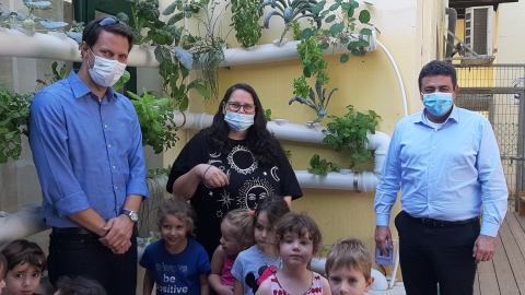 מנכ"ל משרד החינוך, עמית אדרי, ביקר השבוע בגני הילדים בשוהם - חדשות בשוהם